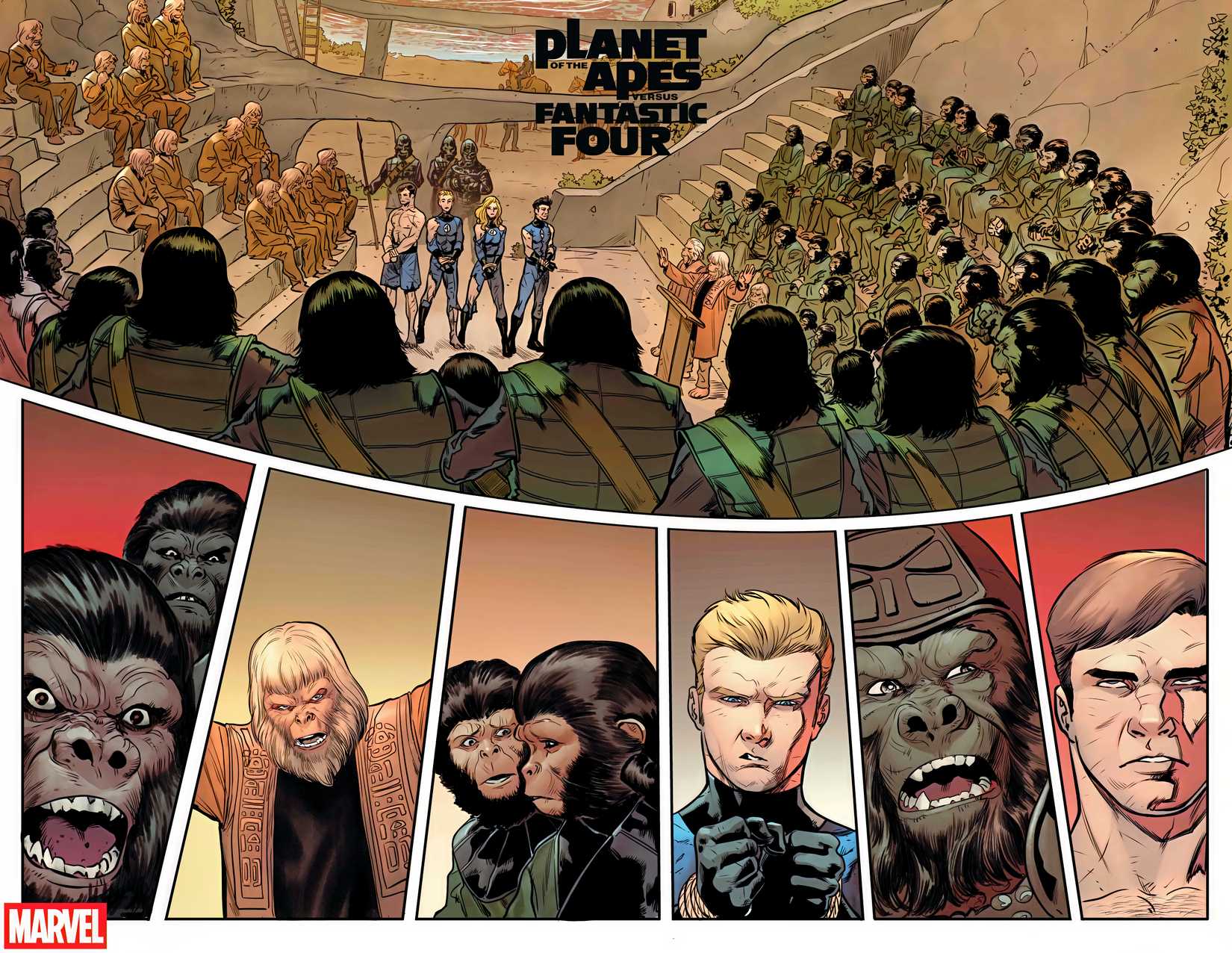Planet of the Apes vs. the Fantastic Four