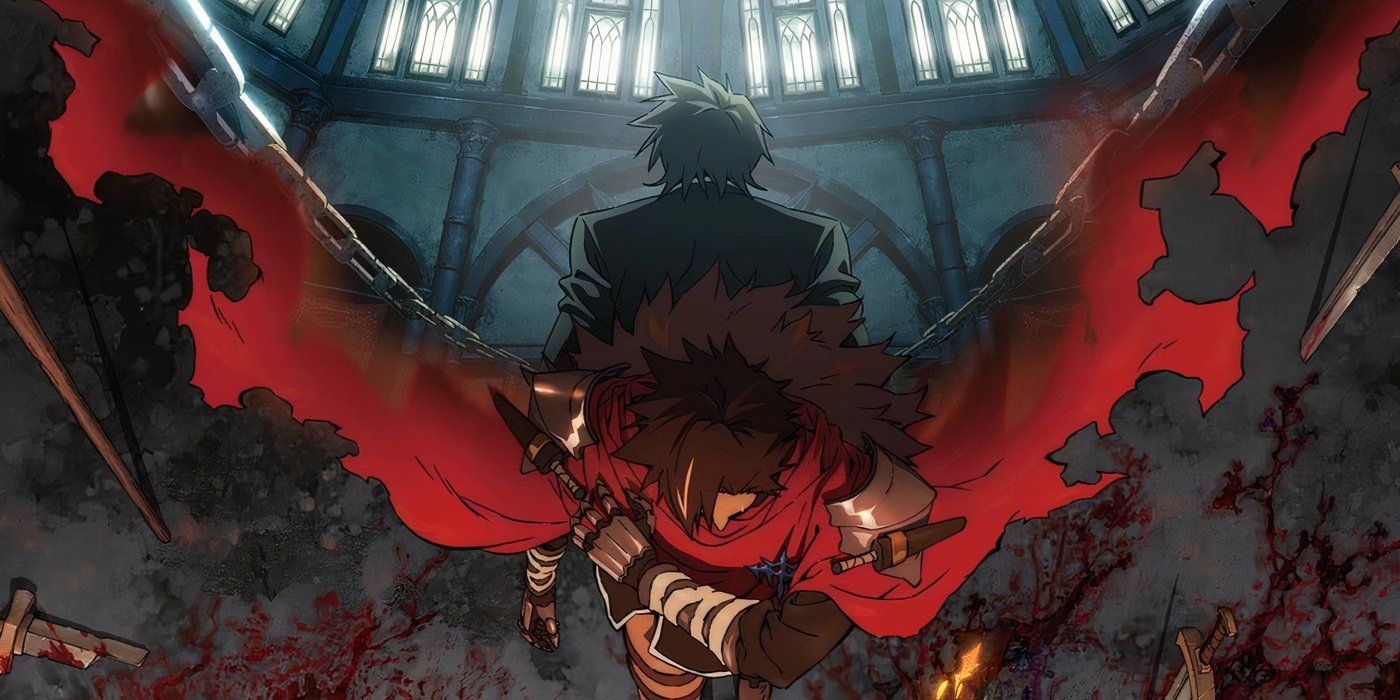 Sentenced To Be a Hero Xylo Forbartz stands back to back with himself