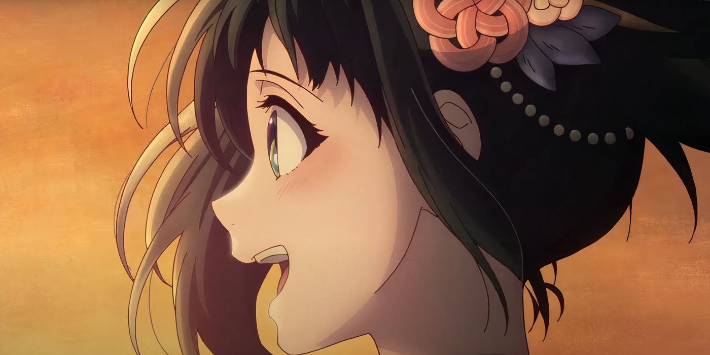 Sparks of Tomorrow Inako Momokawa smiles cheerfully looking into the sunset