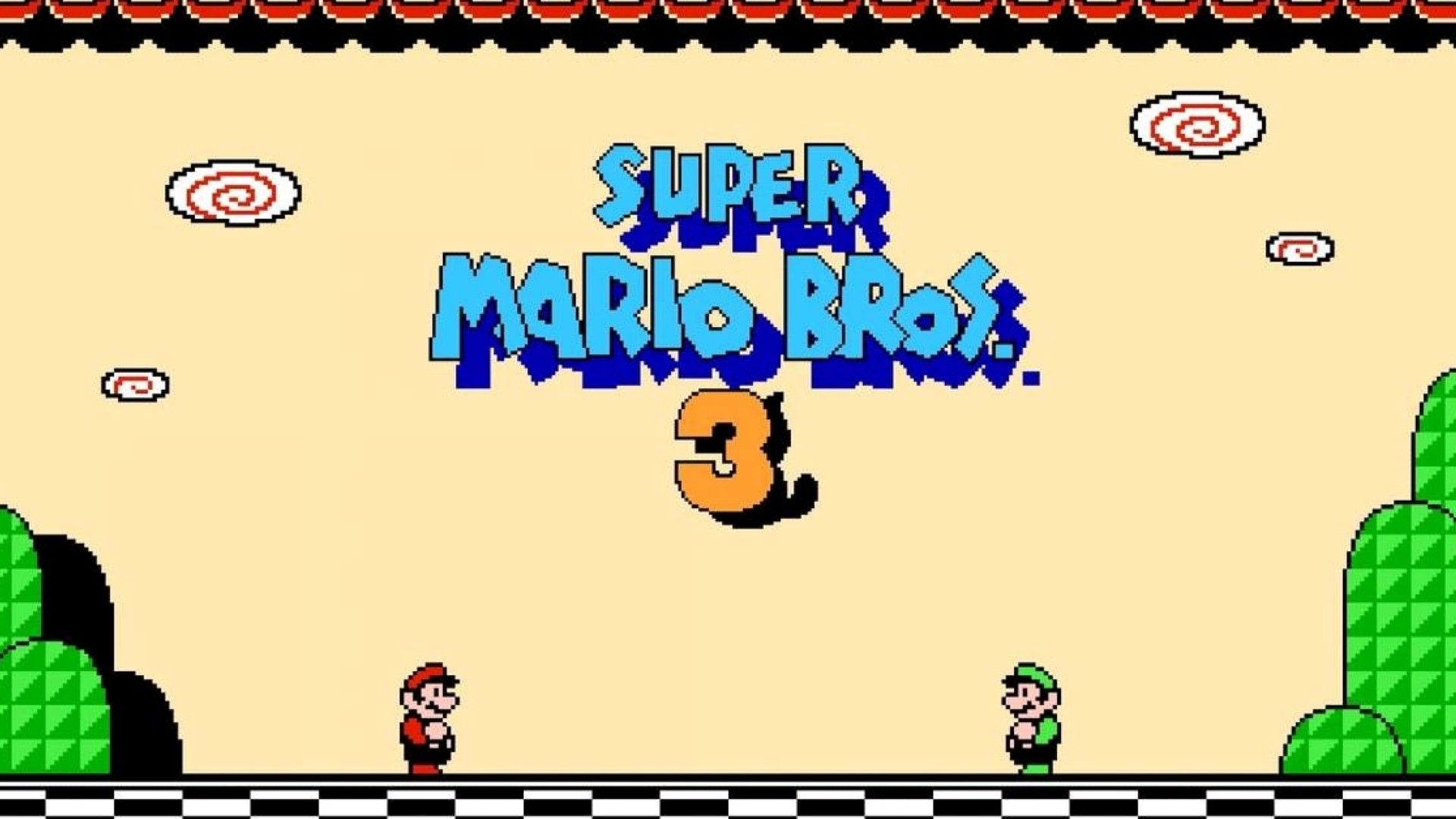 Super Mario Bros 3 title card