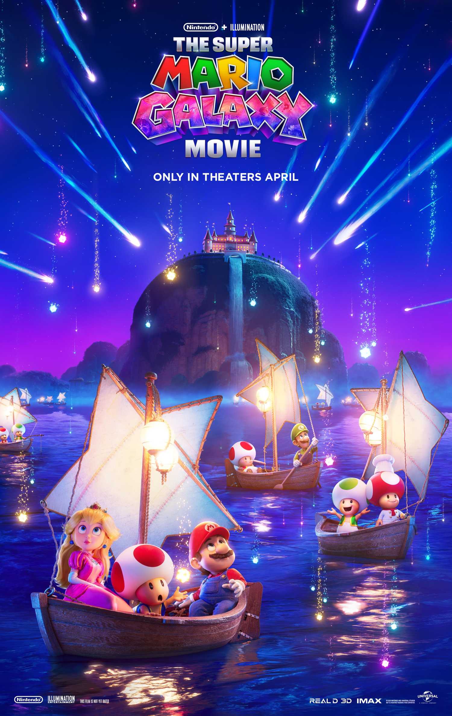 poster del film super mario galaxy