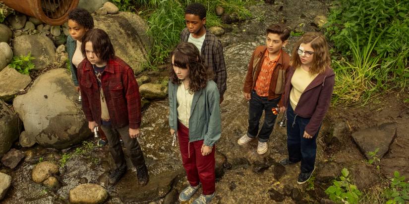 The children prepare to go into the sewer to find Pennywise in Welcome to Derry Ep 5