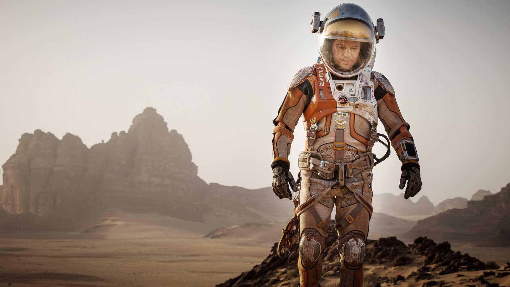 Matt Damon menjelajahi Mars di The Martian