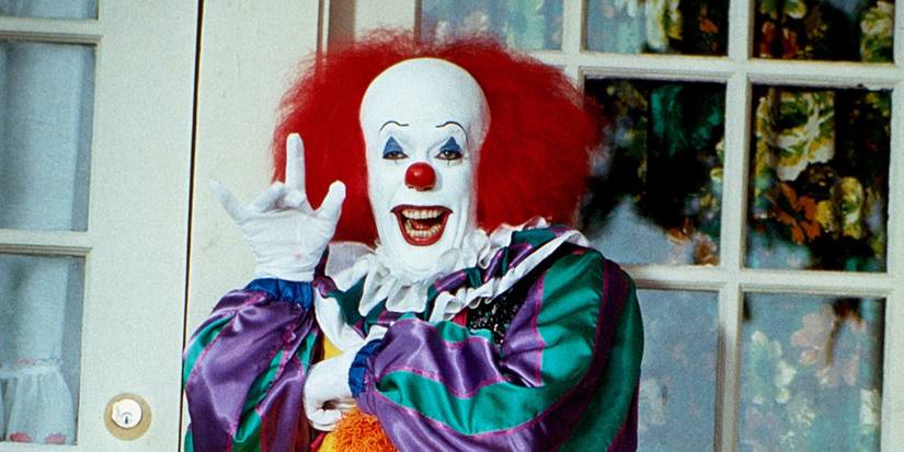 Tim Curry as Pennywise the Clown in the 1990 IT miniseries