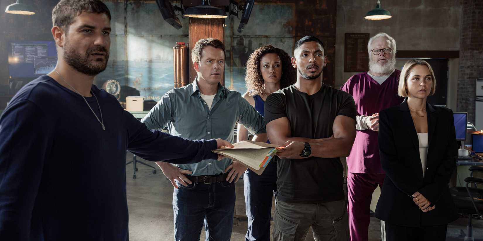 Trigger JD Mackey DeShawn Evie and Blue in NCIS Sydney