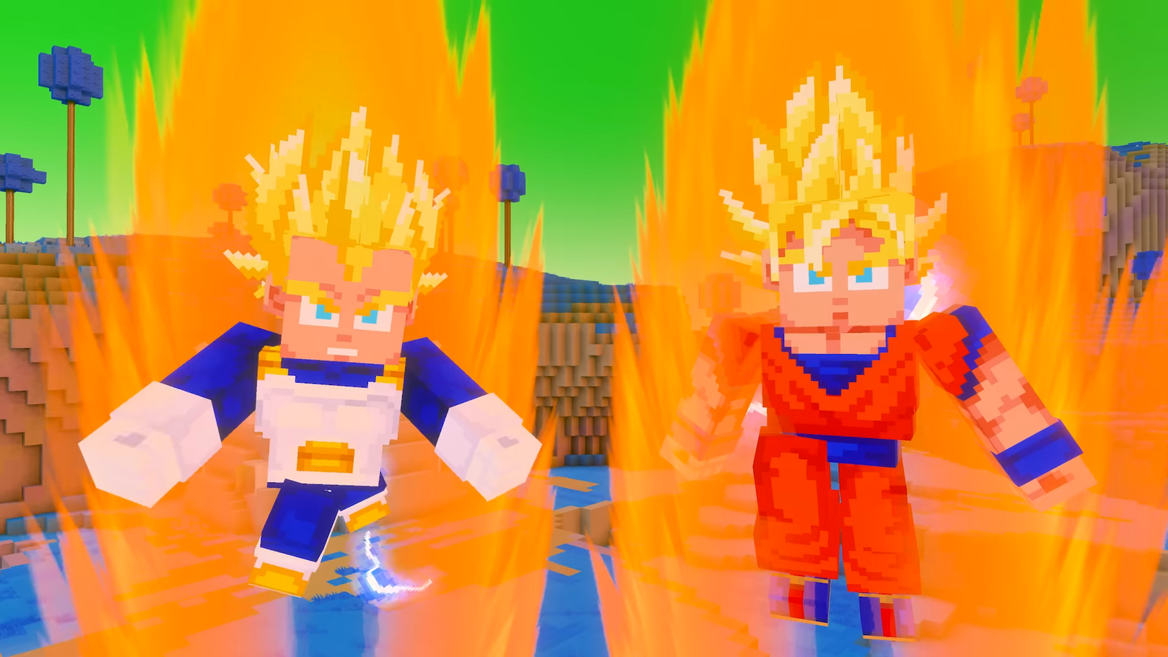 Minecraft Turns Super Saiyan in Dragon Ball Crossover With 1st Official ...