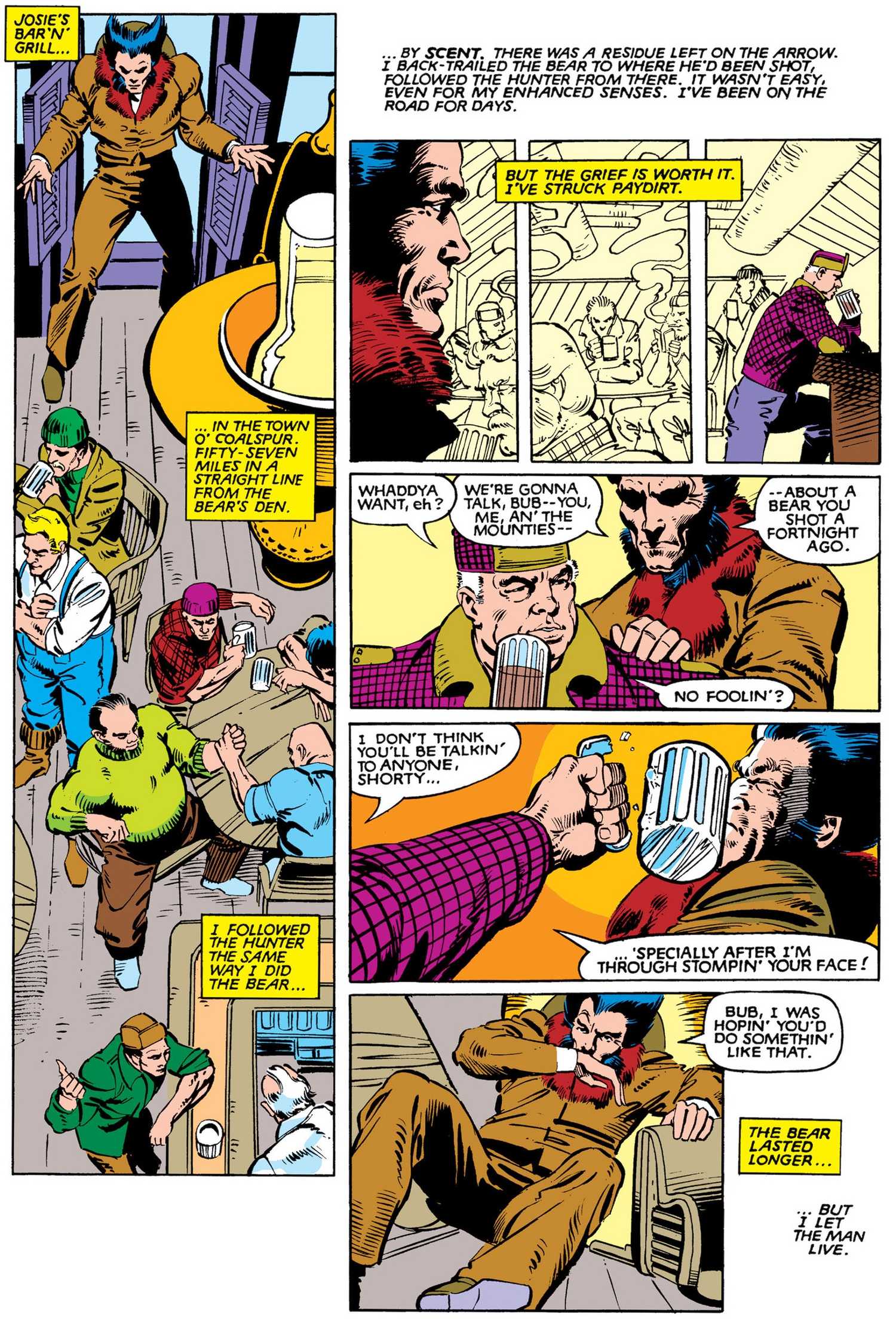 Wolverine avenges a bear