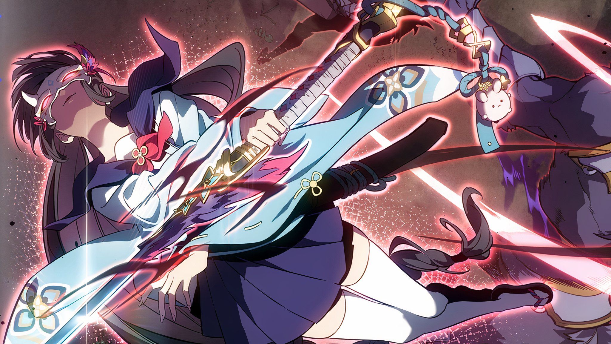 Amamiya Mirei fights a Magic Beast in her Solo Leveling: Arise Hunter Origin manhwa chapter