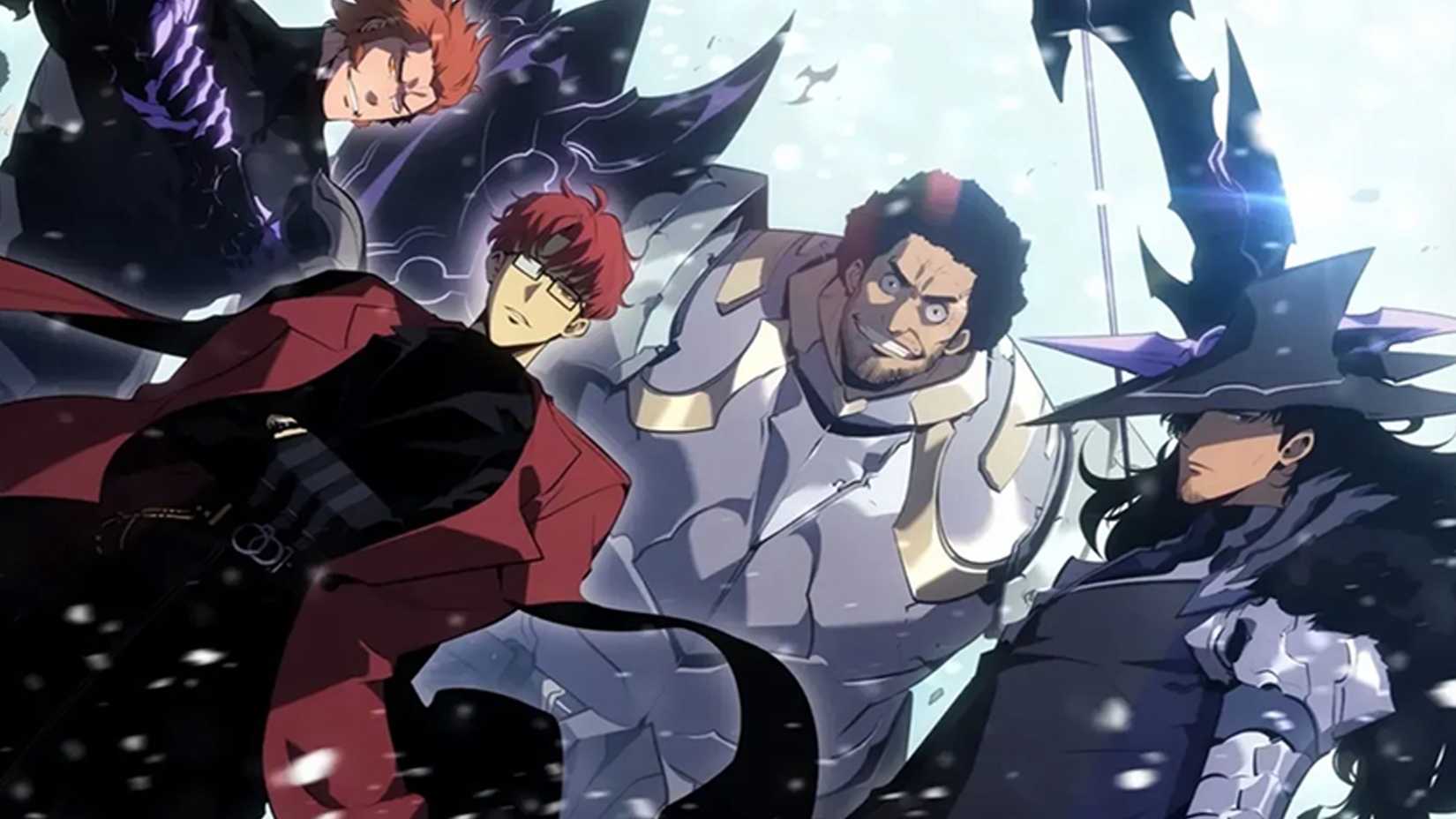 The S-Rank Hunters of South Korea in the Solo Leveling: Ragnarok manhwa