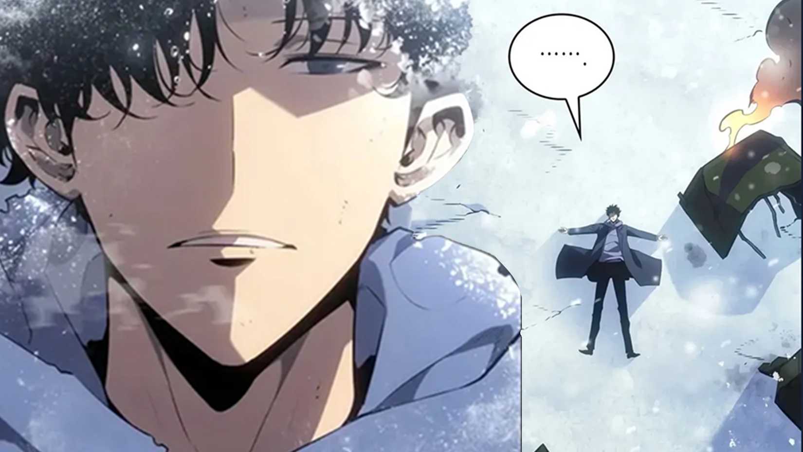 Sung Suho crashes in the S-Rank Raid Gate in Solo Leveling: Ragnarok Chapter 64