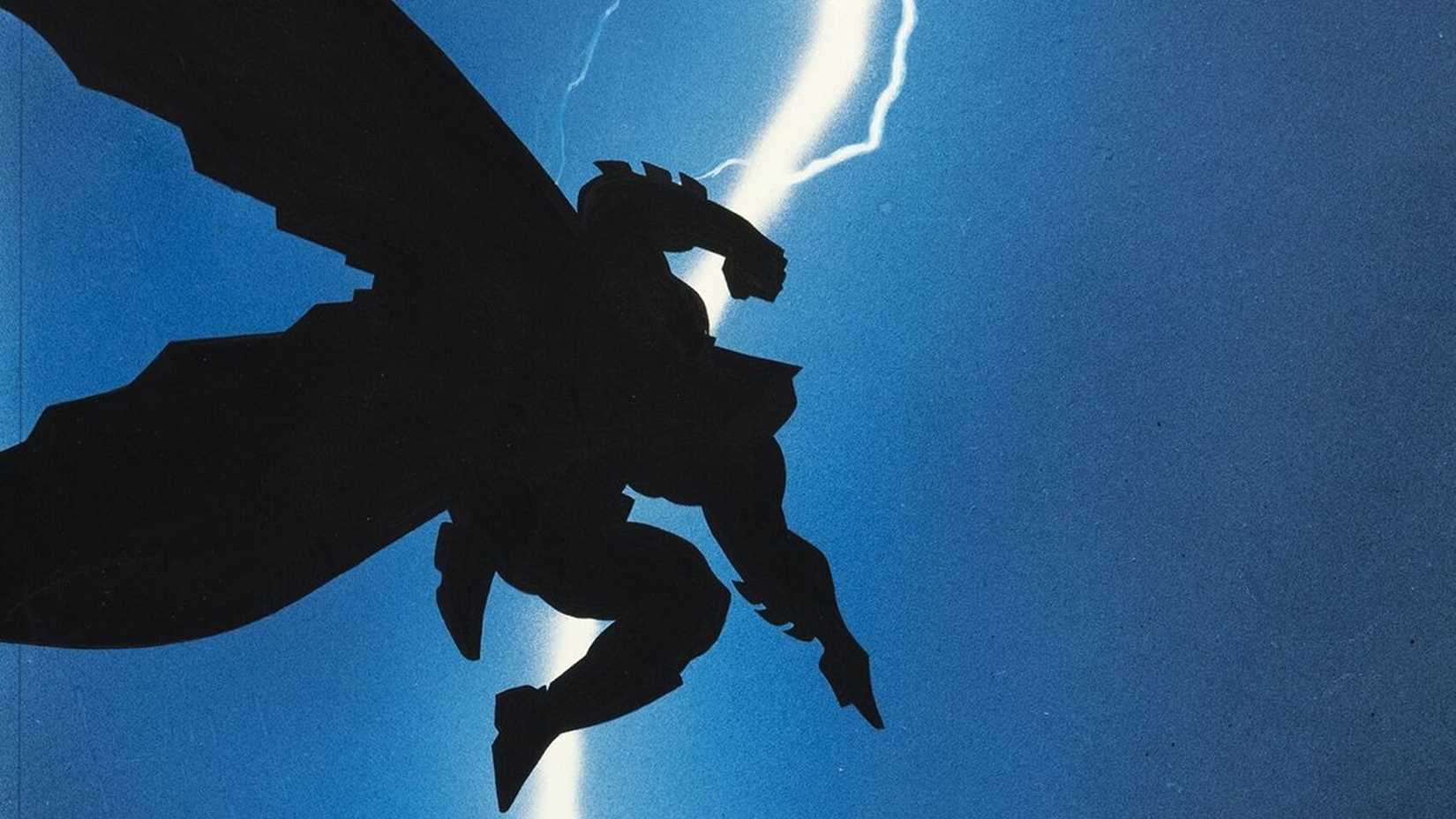 Batman jumps into the night