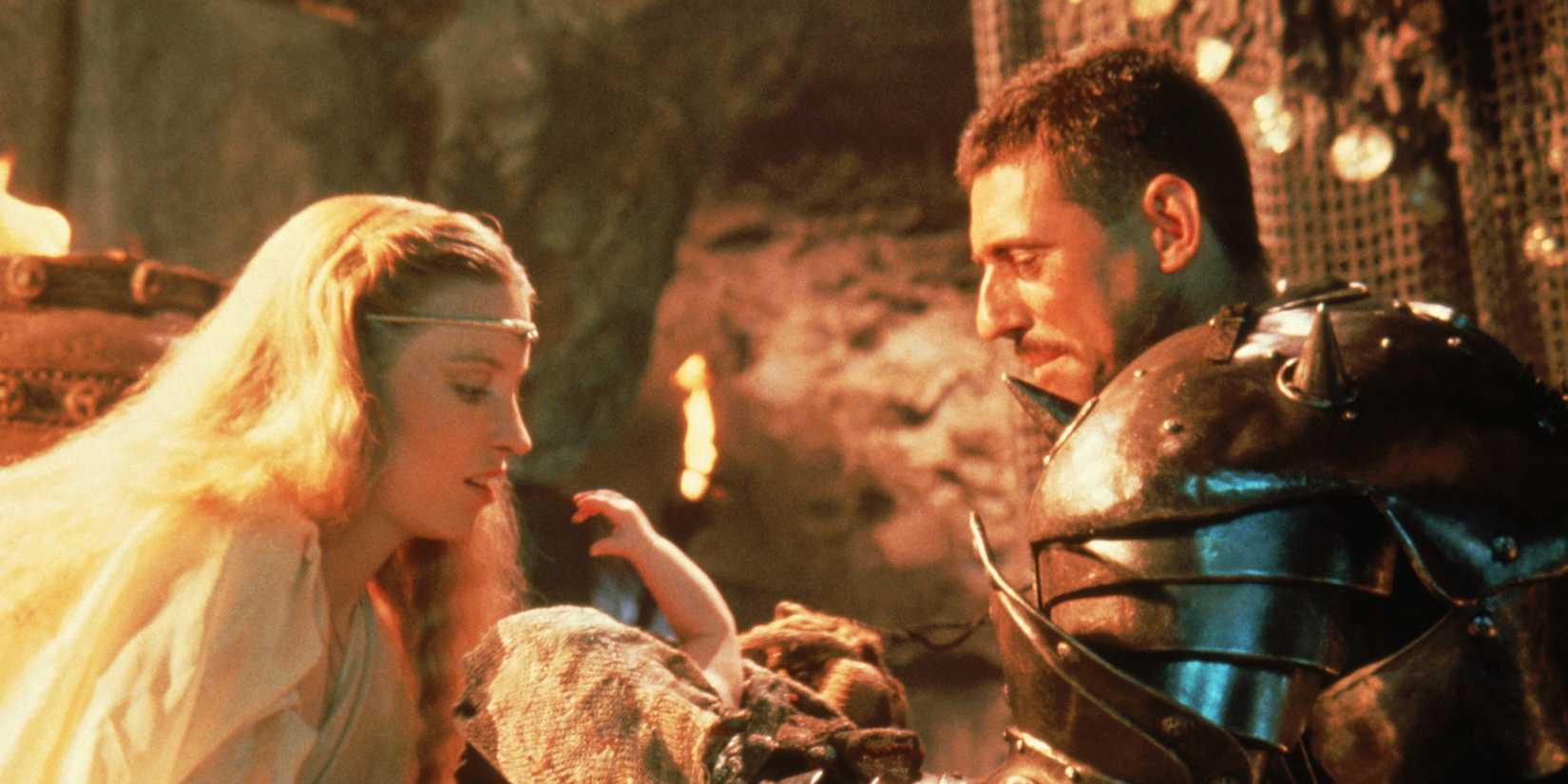 Katrine Boorman and Gabriel Byrne in Excalibur