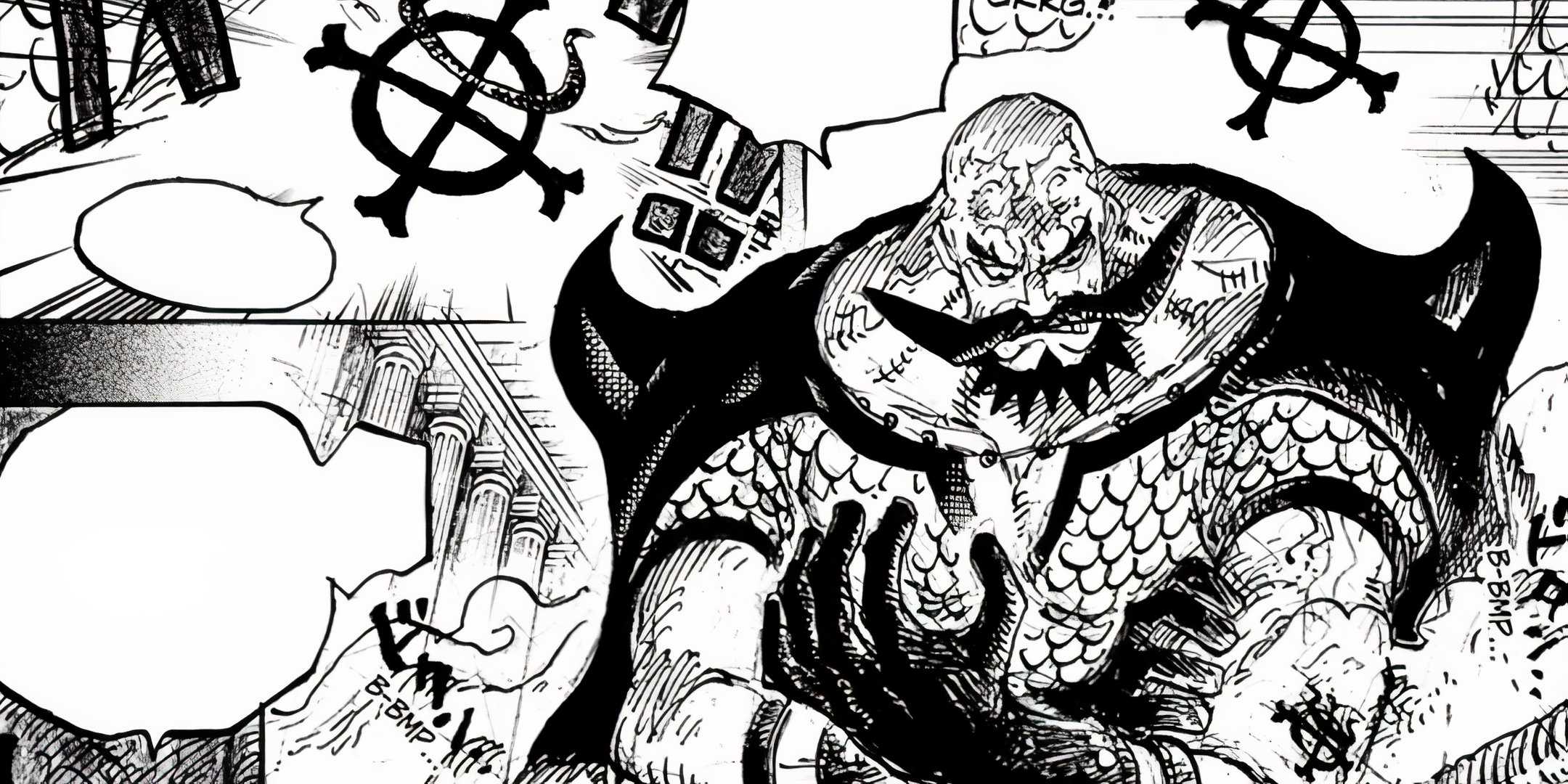 Vua Harald chấp nhận Giao ước Vực sâu trong One Piece Chương 1168.