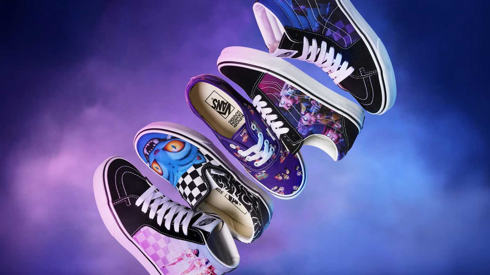 KPop Demon Hunters Vans shoe collection