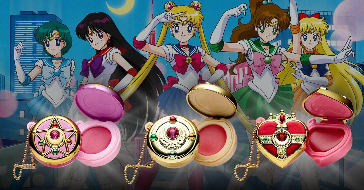 Mini Pochette Mascotte Sailor Moon - Rose Moon Bâton, Prisme Coeur Compact - Japon