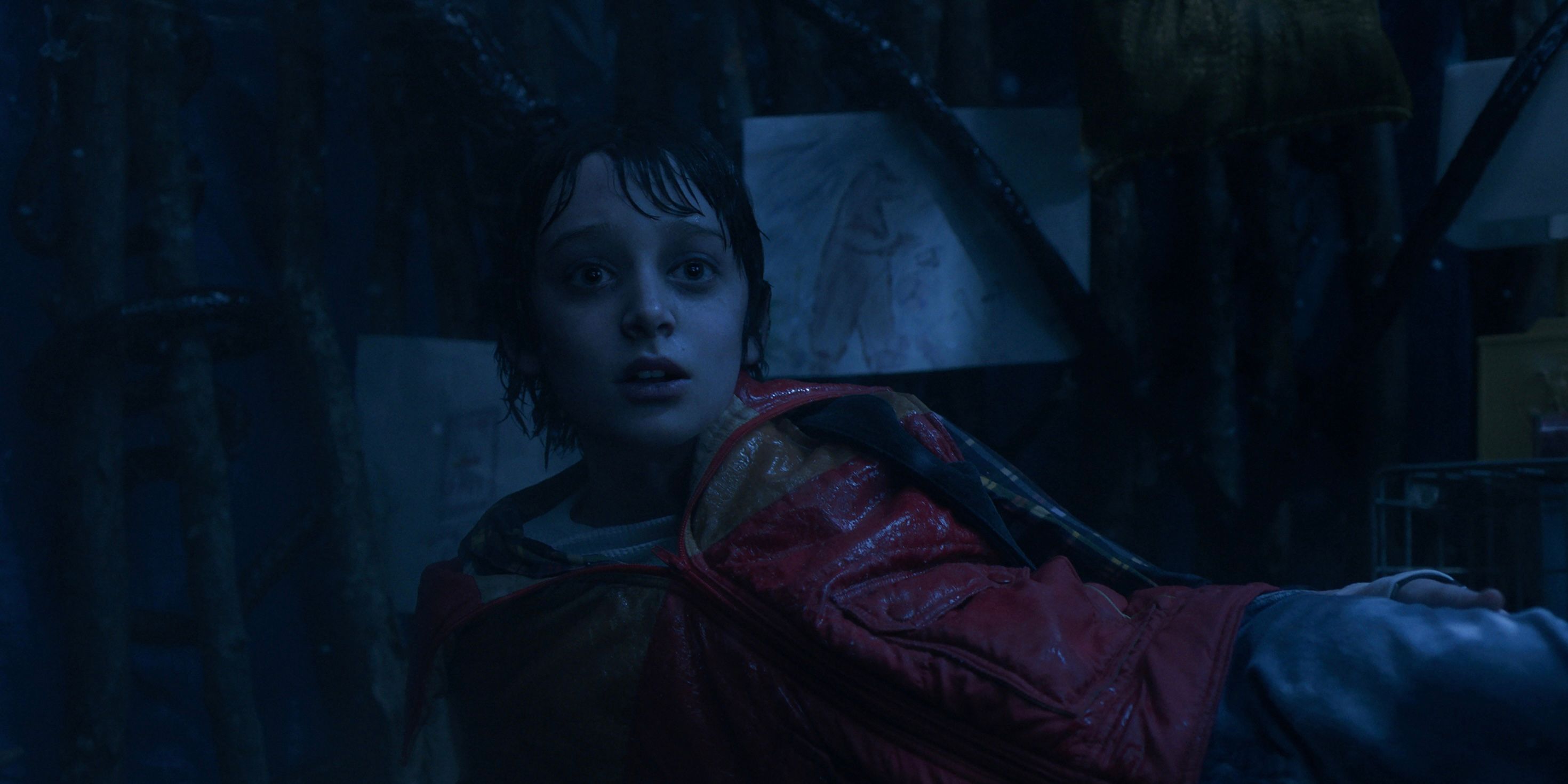 Young Will Byers in the Upside Down