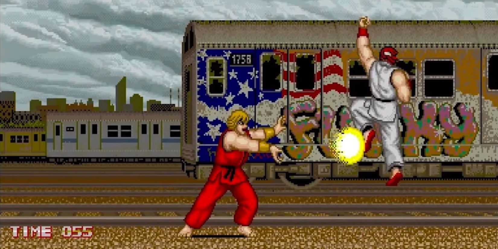 Street Fighter 1987 arcade gameplay