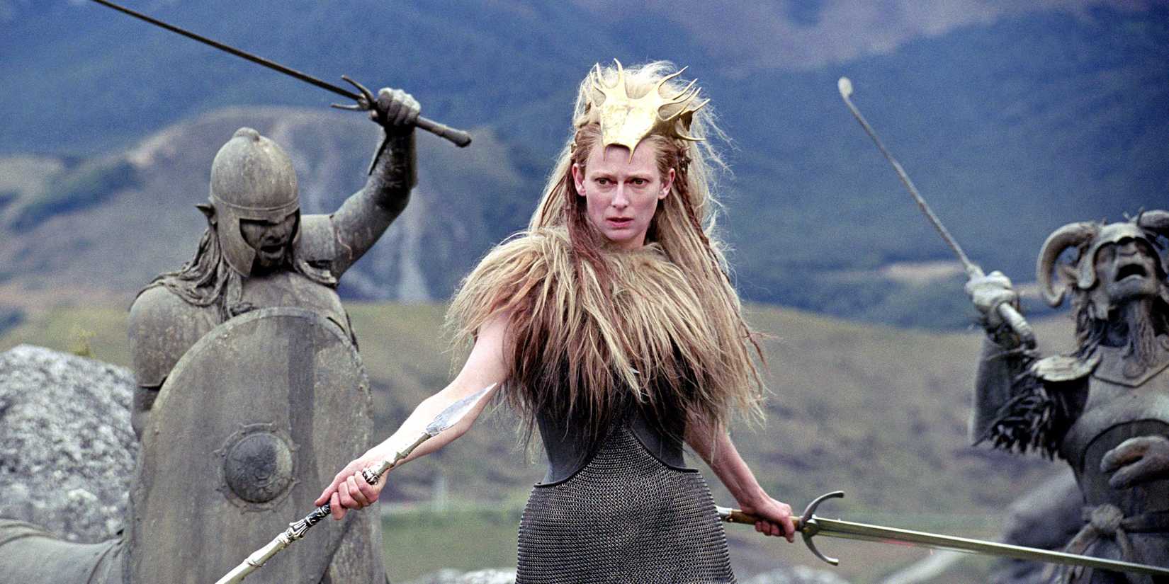 Tilda Swinton as the White Witch in Narnia