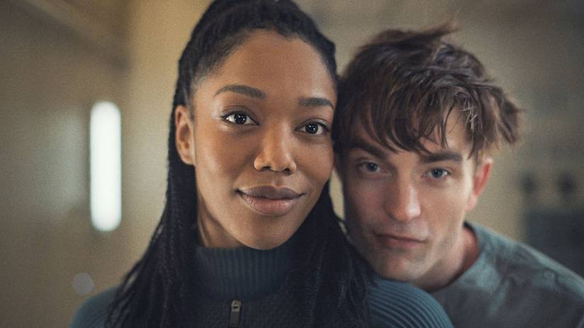 Mickey and Nasha smiling together