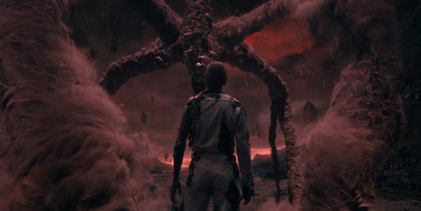 Vecna and the Mind Flayer in Dimension X Stranger Things Season 4