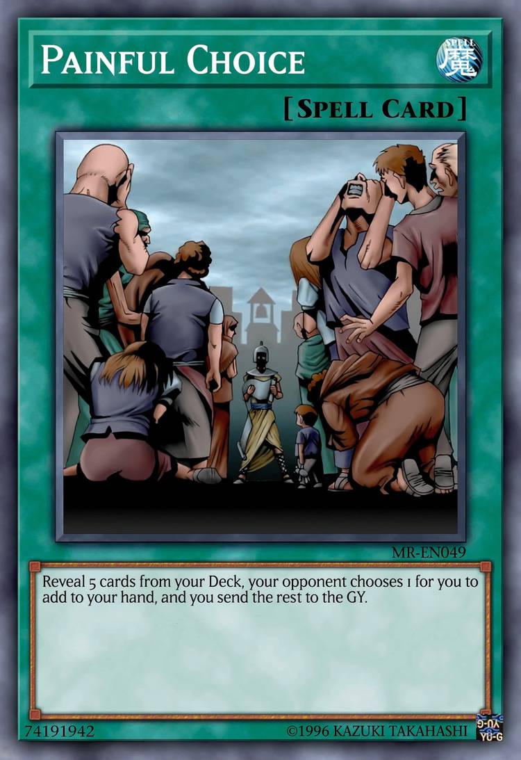 Yu-Gi-Oh painful choice-1