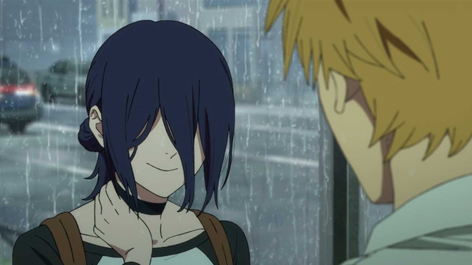 Reze first meets Denji in the phone booth in the Chainsaw Man movie