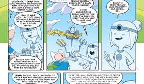 Finn's robo-arm is upgraded