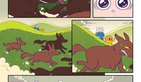 Finn is thrown off by some wolves