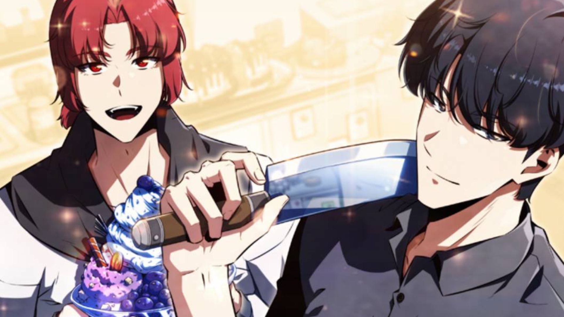 Eat Before You Go Cheolho with a knife