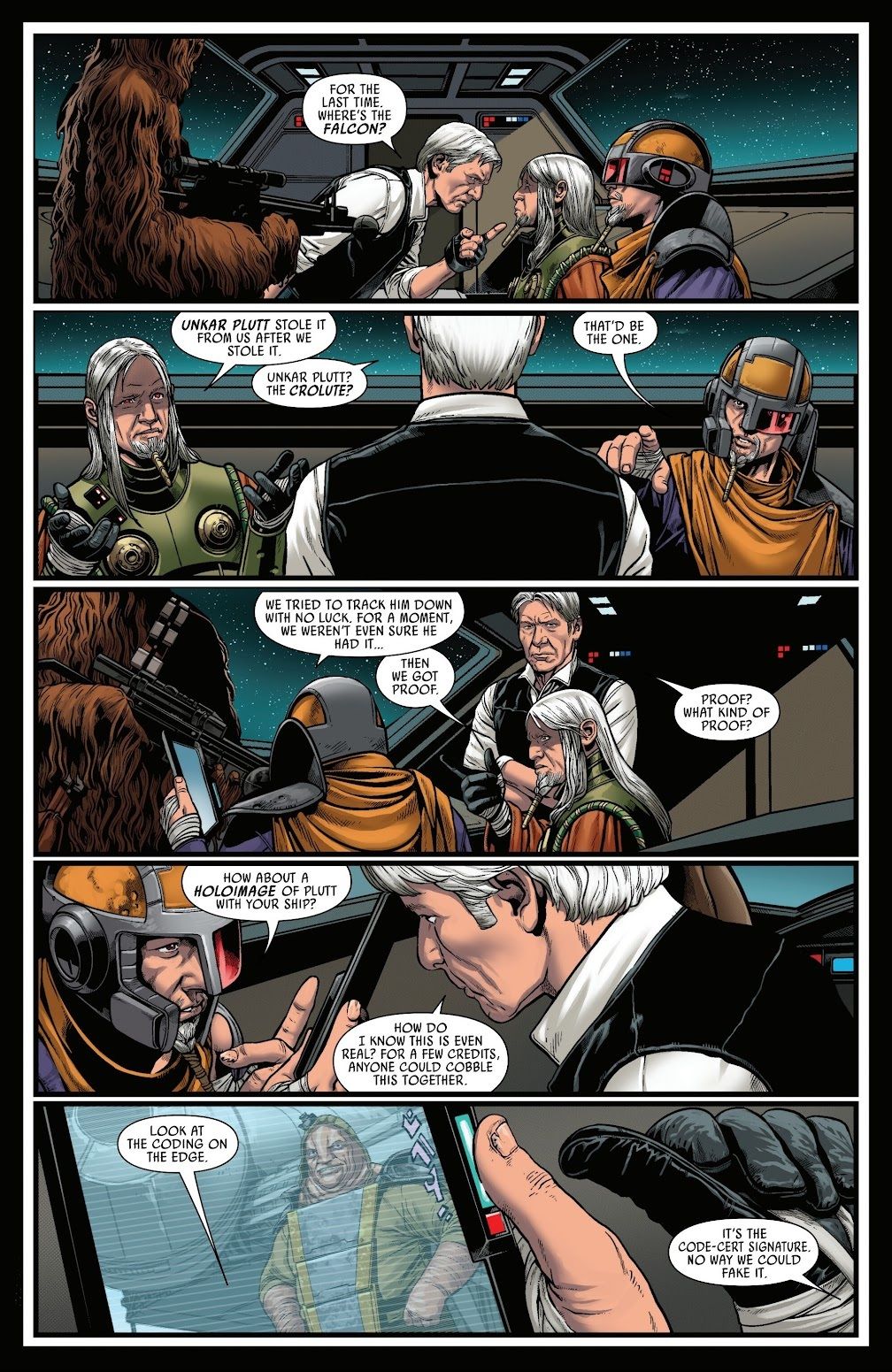 Han Solo em perigo na HQ Hunt for the Falcon