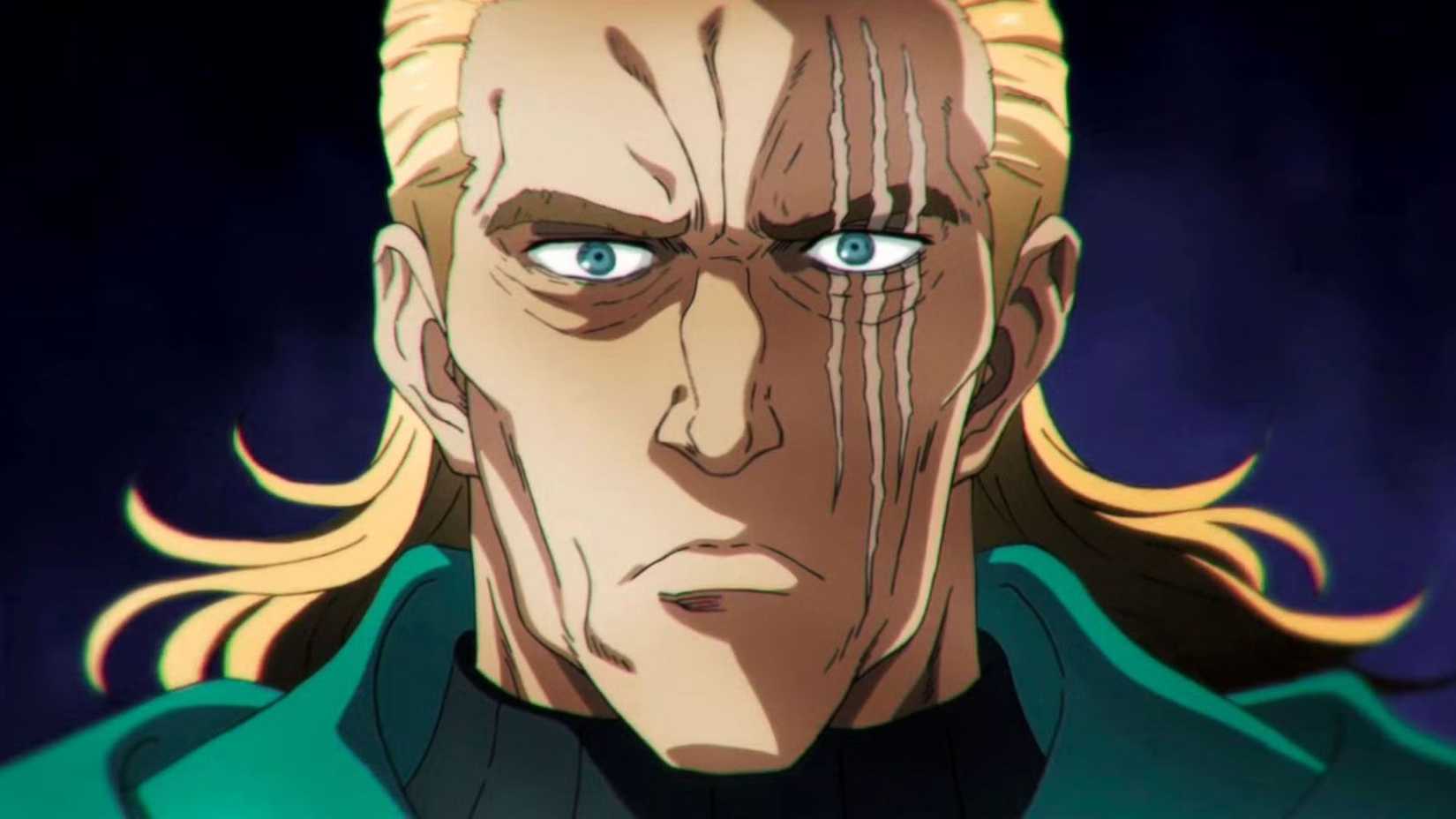 King regarde dans One-Punch Man