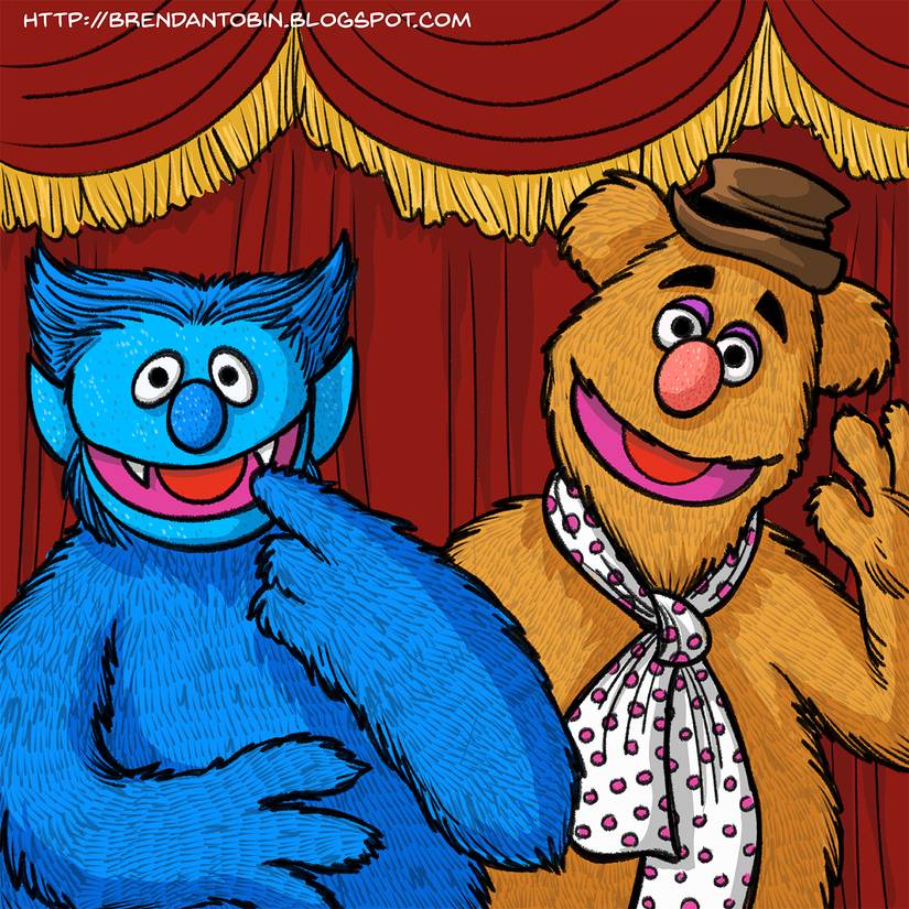 Beast e Fozzie em dupla