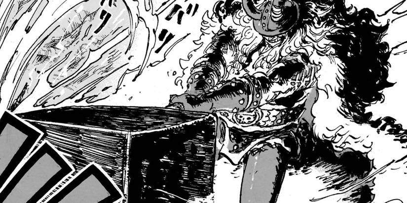 Loki uses Ragnir to kill Harald in One Piece manga