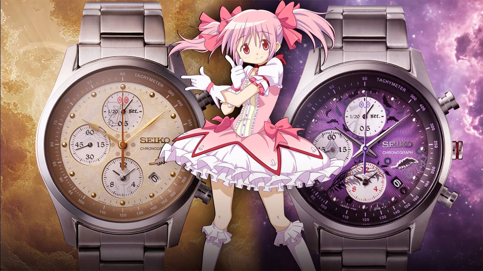 Madoka Magica's New Limited-Edition Seiko Watch Goes International Ahead of New Anime Release