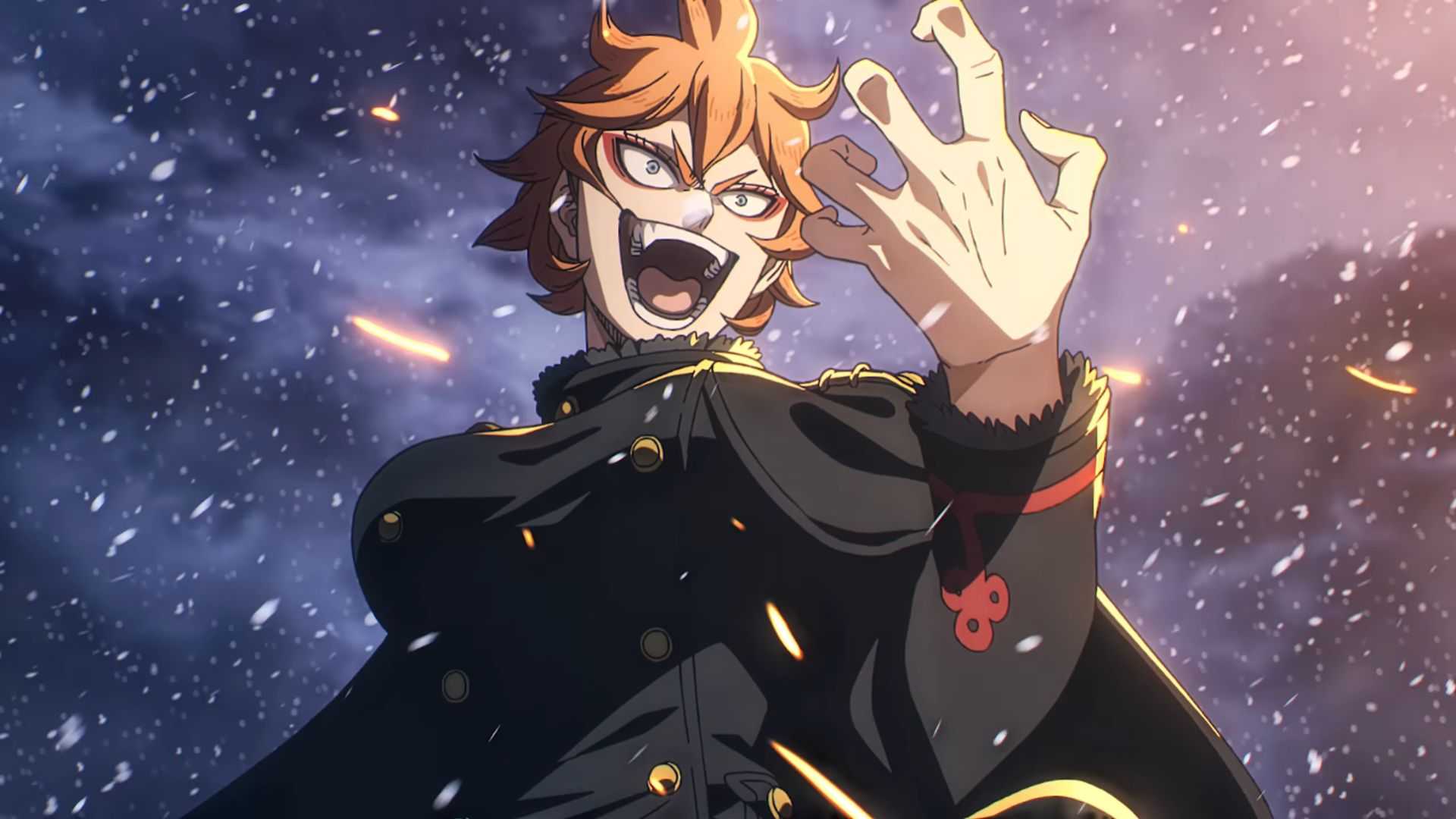 Mereoleon gets ready to fight in Black Clover Season 2.