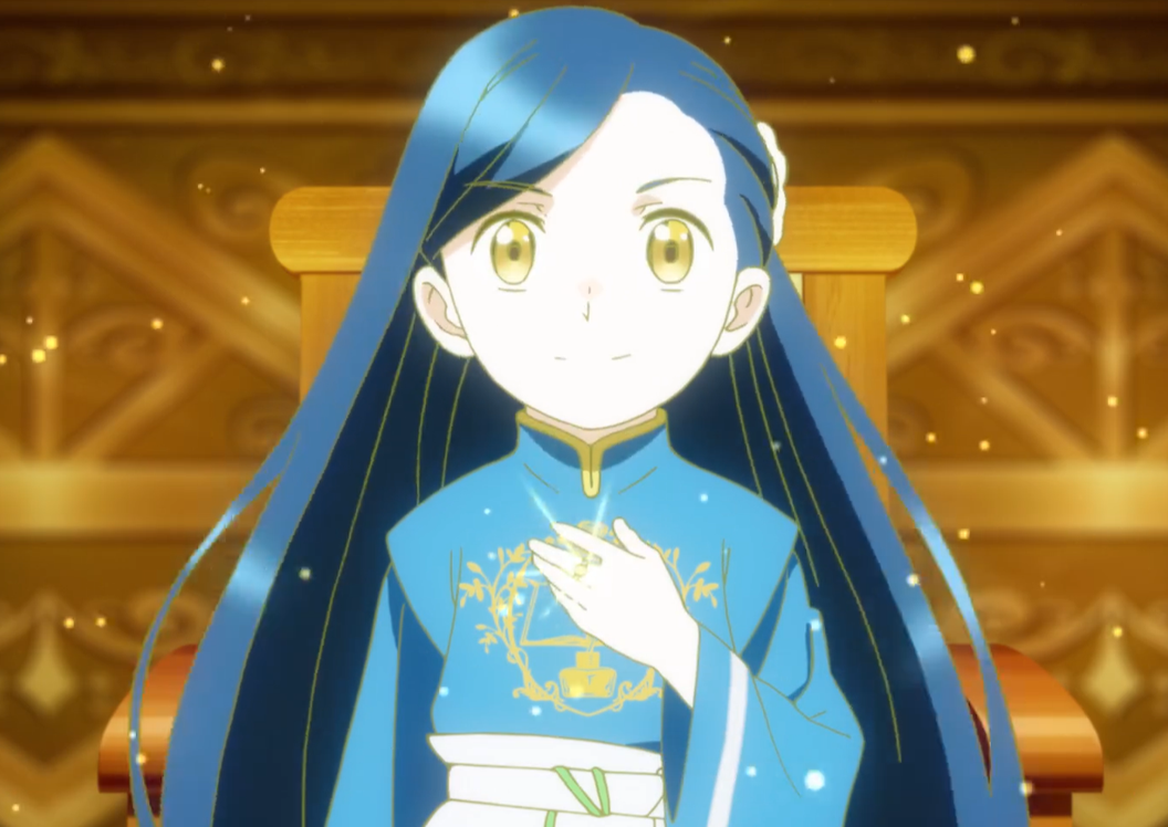 Myne glows in Season 3 of Ascendance of a Bookworm