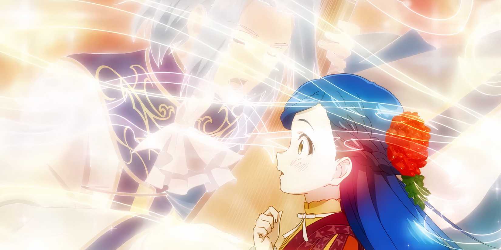 Myne looks stunned in the Ascendance of a Bookworm Season 4 trailer