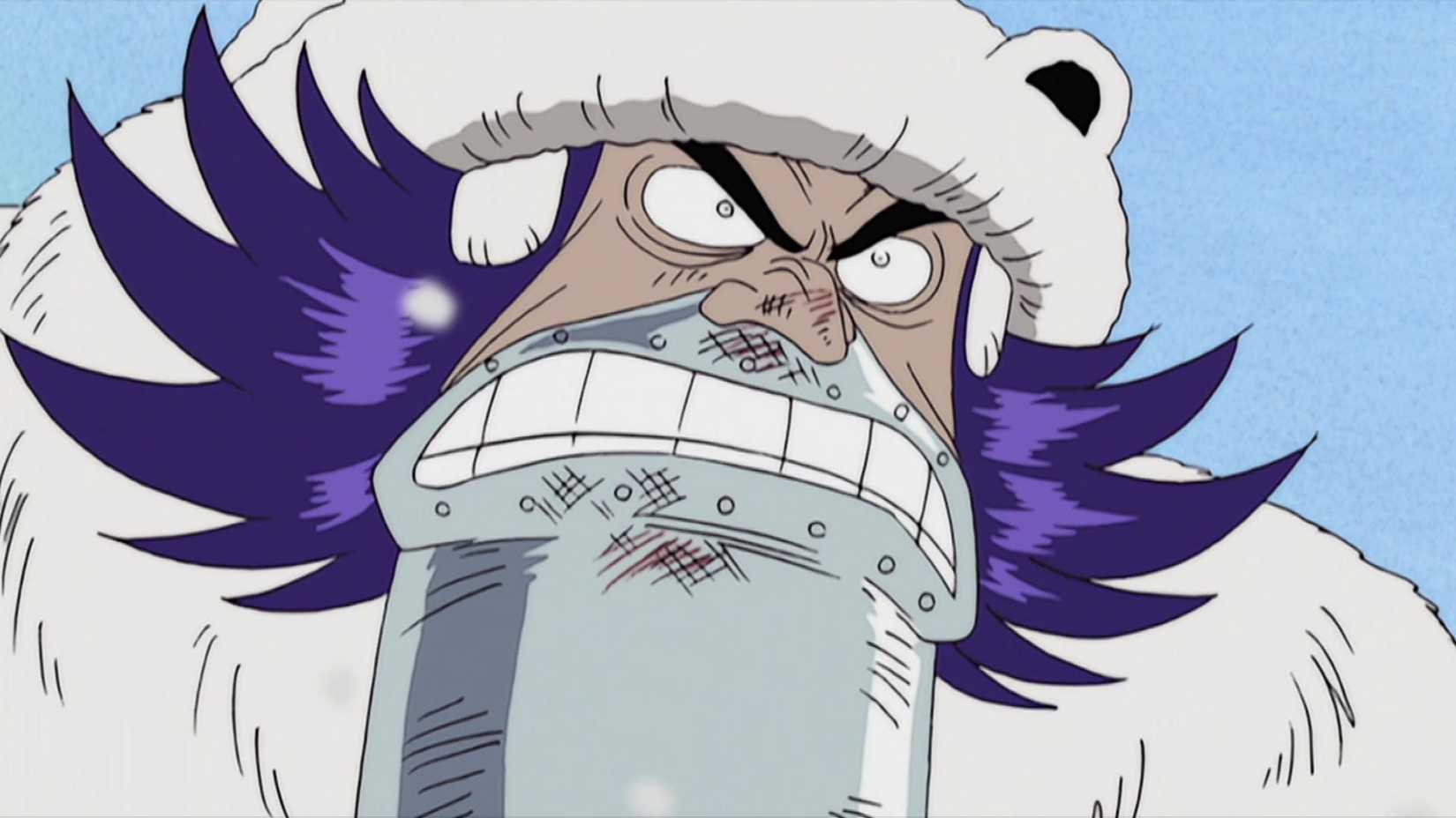 One Piece Wapol en colère pendant l'arc de Drum Island