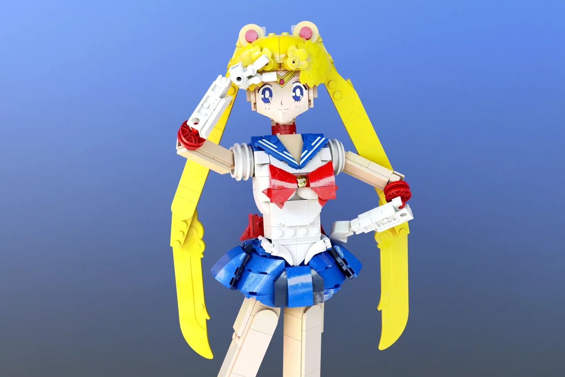 Sailor Moon LEGO Ideas set with main figure
