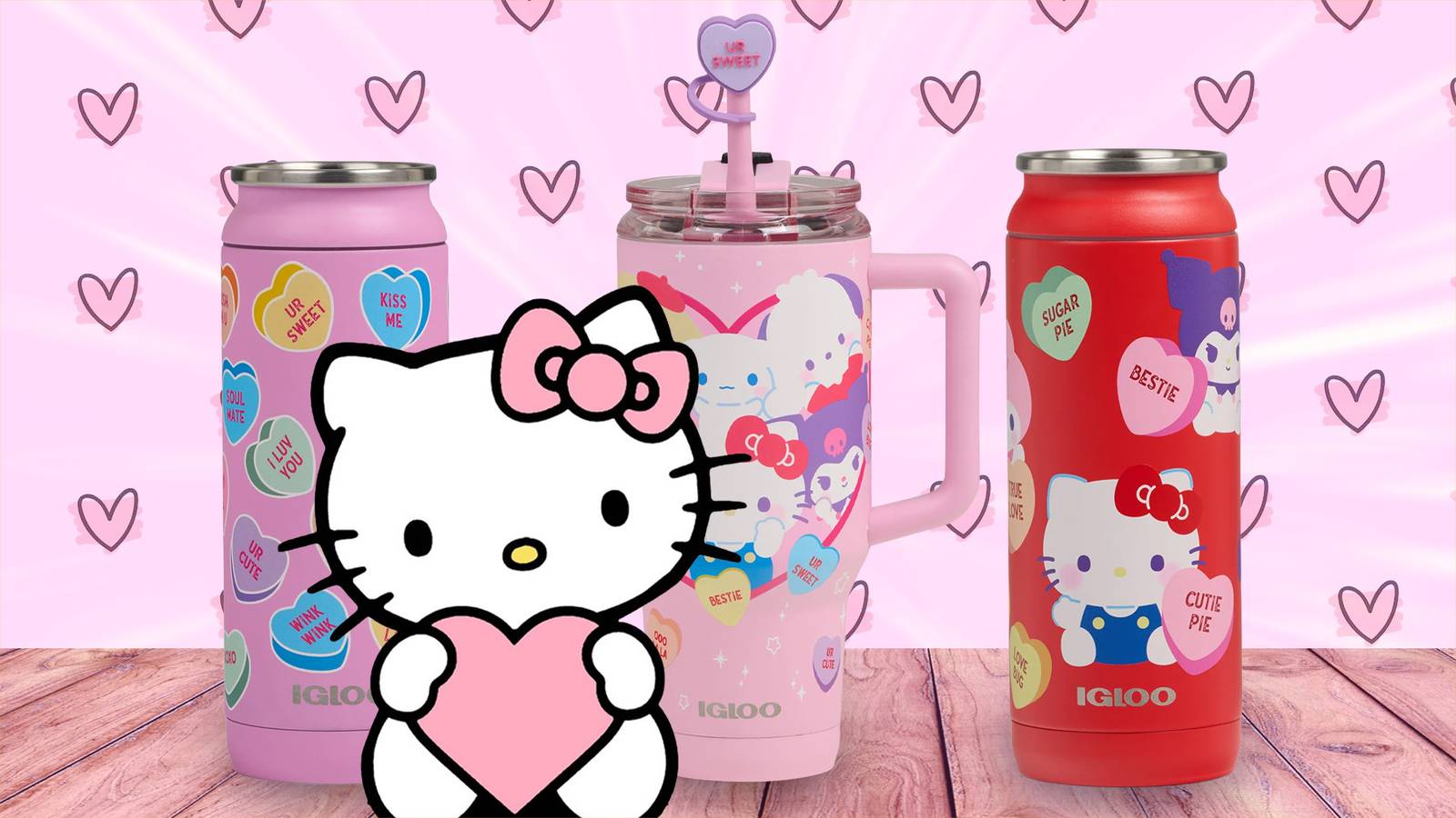 Sanrio's Hello Kitty Goes Sweet for Valentine's Day With New Travel Drinkware Collection