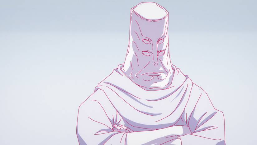 Tengen dans le tombeau de l'étoile dans JJK saison 3 épisode 3