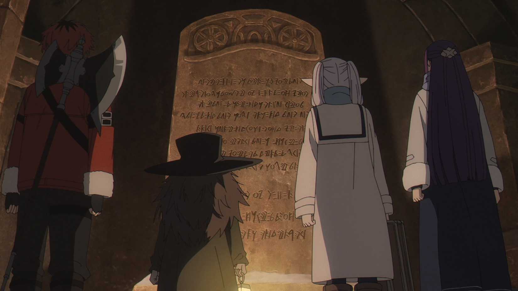 Frieren, Fern and Stark help Fass get Boshaft in Frieren Season 2 Episode 5