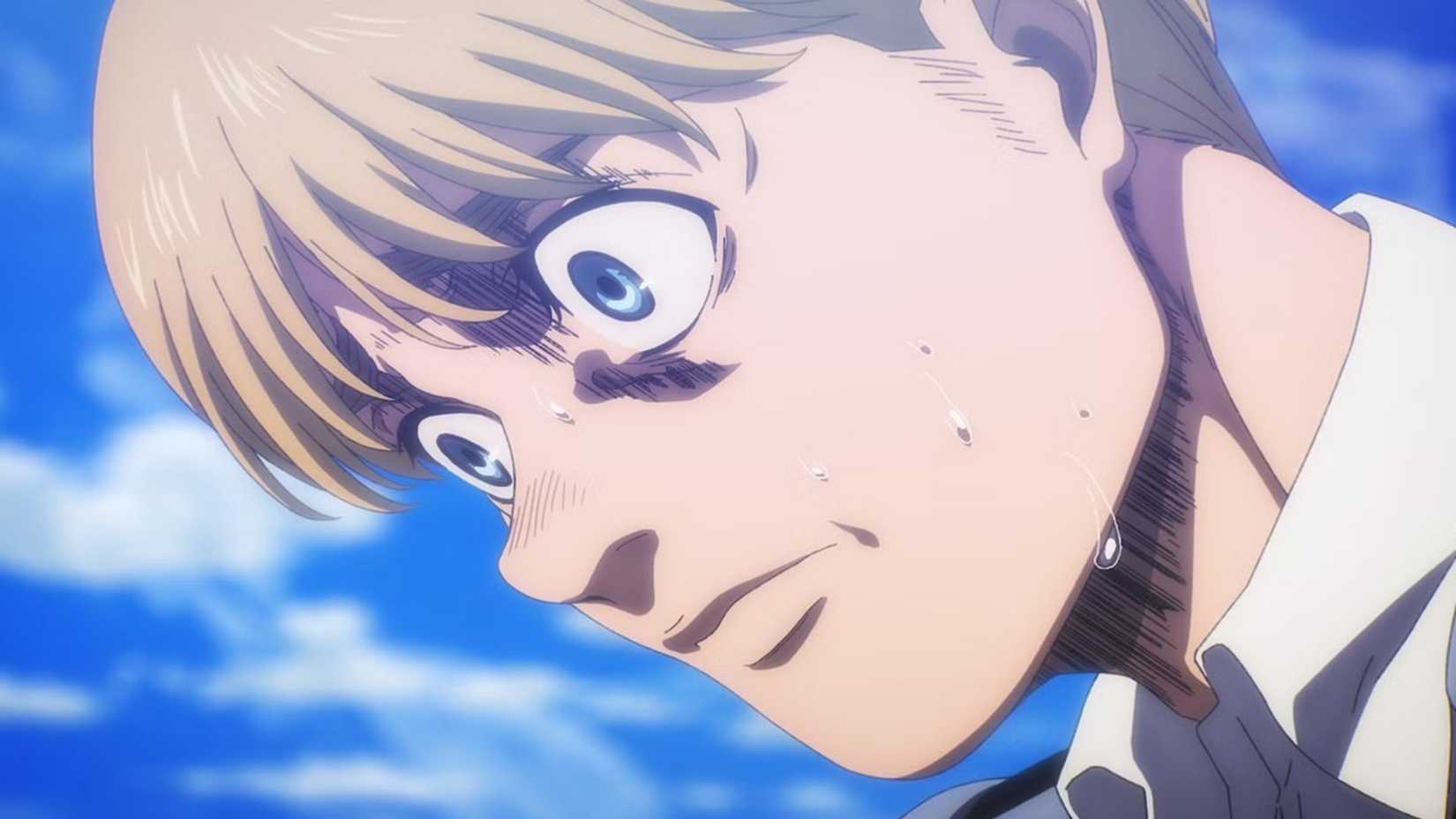 Armin fait face à Eren et est terrifié lors de la dernière saison d'Attack on Titan