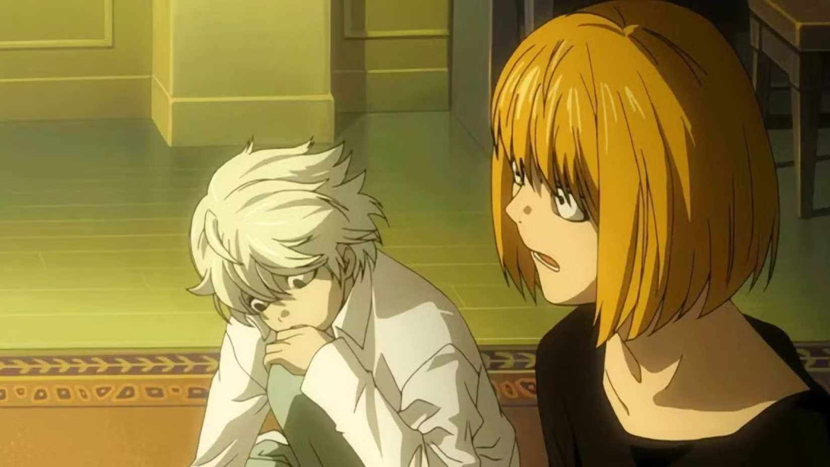 Death Note Near et Mello découvrant que L est mort