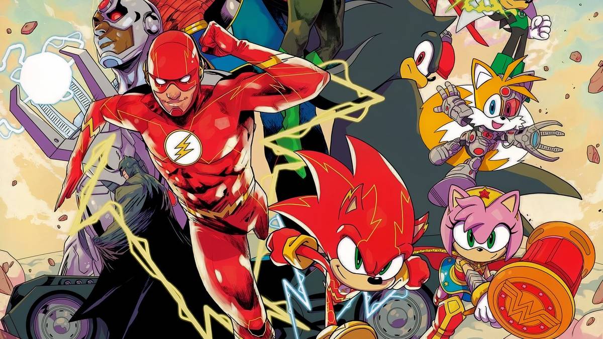 Justice League Joins Forces with Sonic The Hedgehog For Another Explosive Crossover
