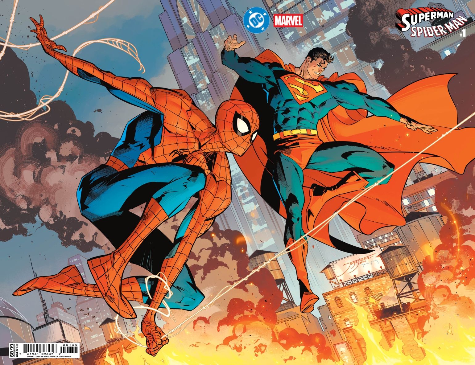 Superman/Spider-Man #1 Swings Higher With DC's Explosive New