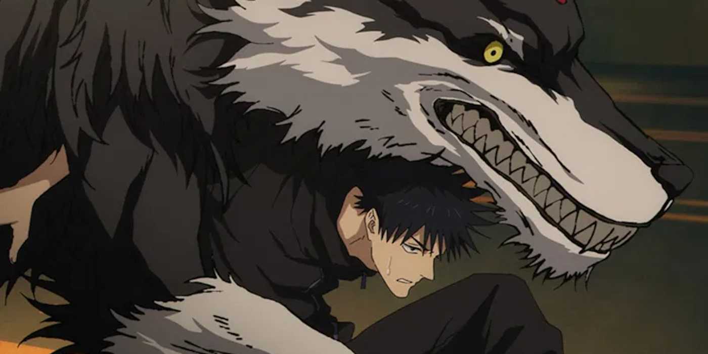 Megumi attacks with wolf yokai in Jujutsu Kaisen: The Culling Game: Part 1.