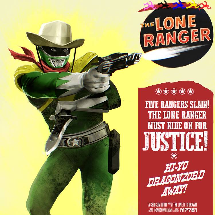 A Gallery of Superheroes Starring in Westerns