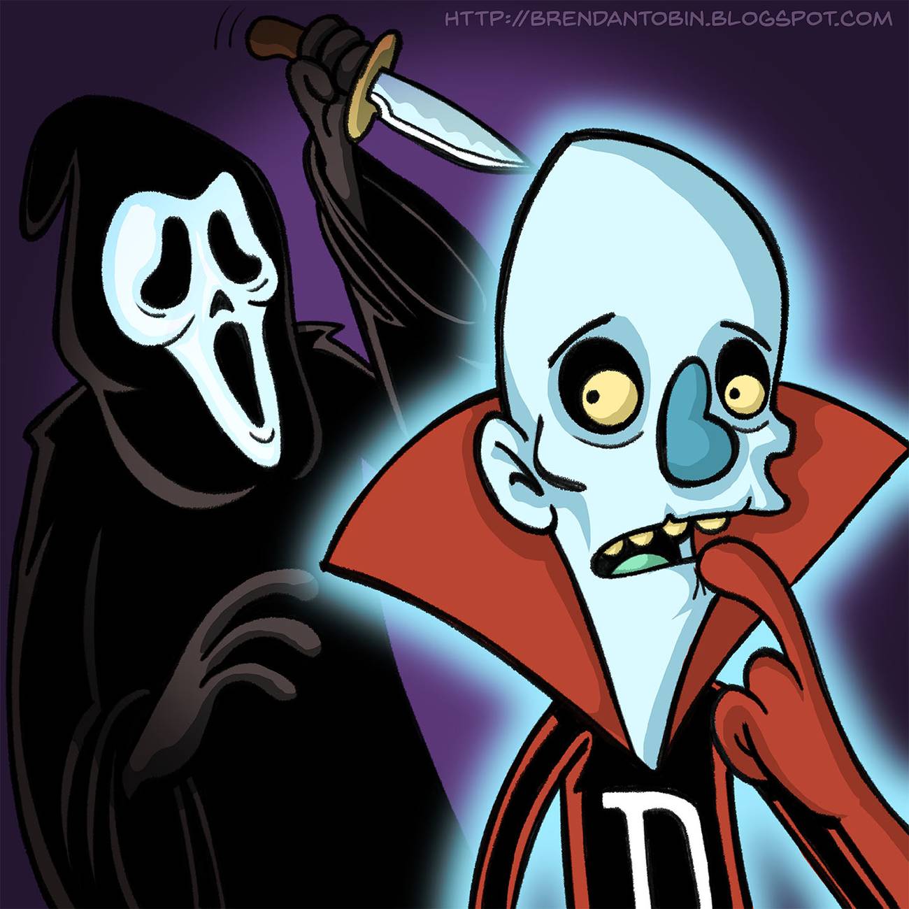 Ghostface Attacks Comic Book Characters