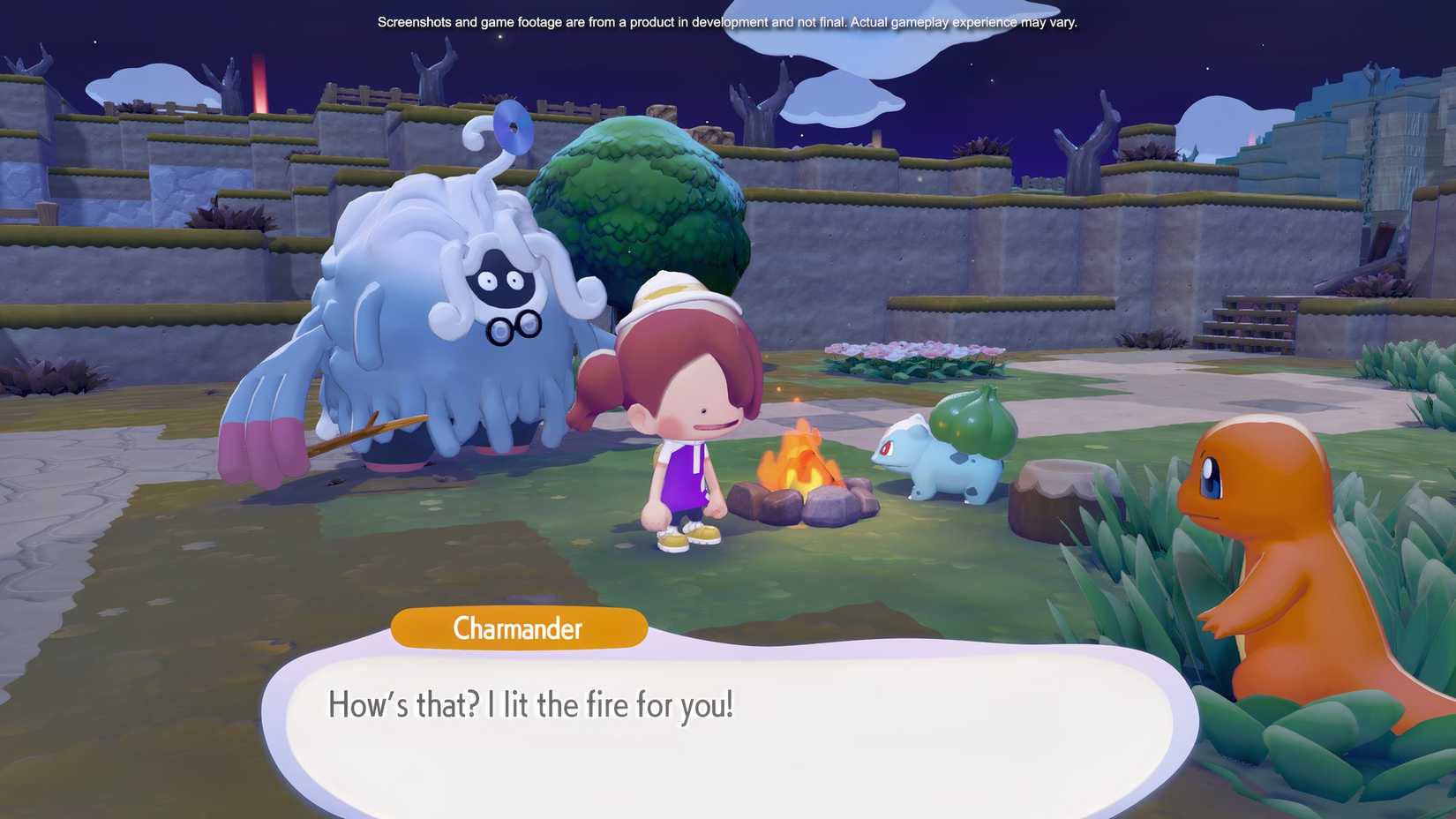 Professor Tangrowth in Pokemon Pokopia